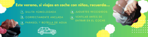 Banner Viajar con niños en verano